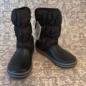 Crocs Winter Puff Boots - women, black